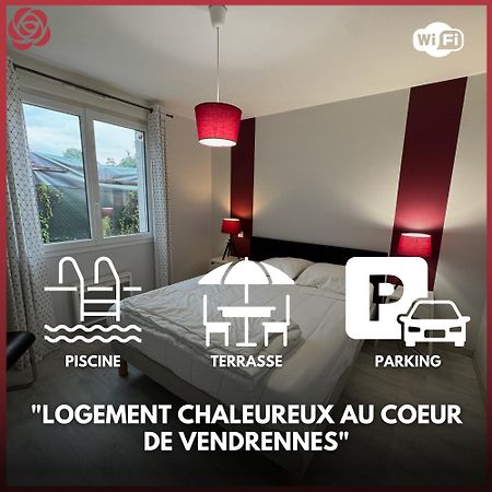 Domaine Des 5 Roses - Rose Rouge Leilighet La Guierche Eksteriør bilde
